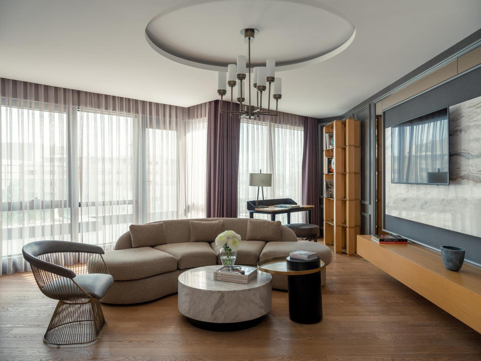 Sofitel Istanbul Taksim Hotel Exterior foto A living room